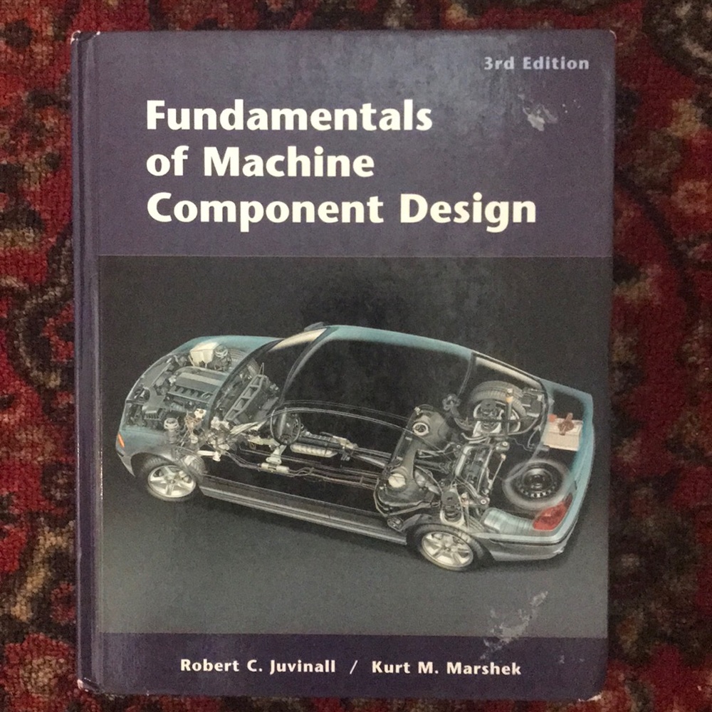 Fundamentals of Machine Component Design